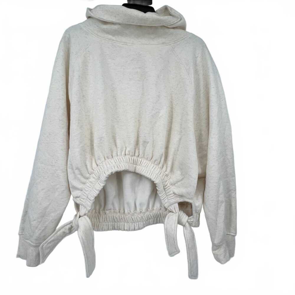 Daily Practice Oatmeal Tunnel Neck Pullover | Women’s Size S